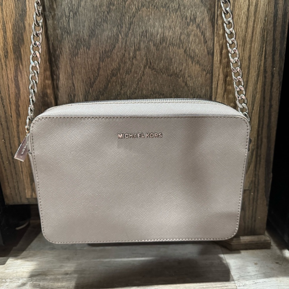 Lavender/Grey Michael Kors Crossbody Bag